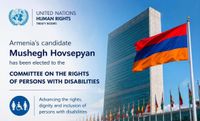 Մուշեղ Հովսեփյանն ընտրվել է ՄԱԿ-ի Հաշմանդամություն ունեցող անձանց իրավունքների հարցերով կոմիտեի անդամ