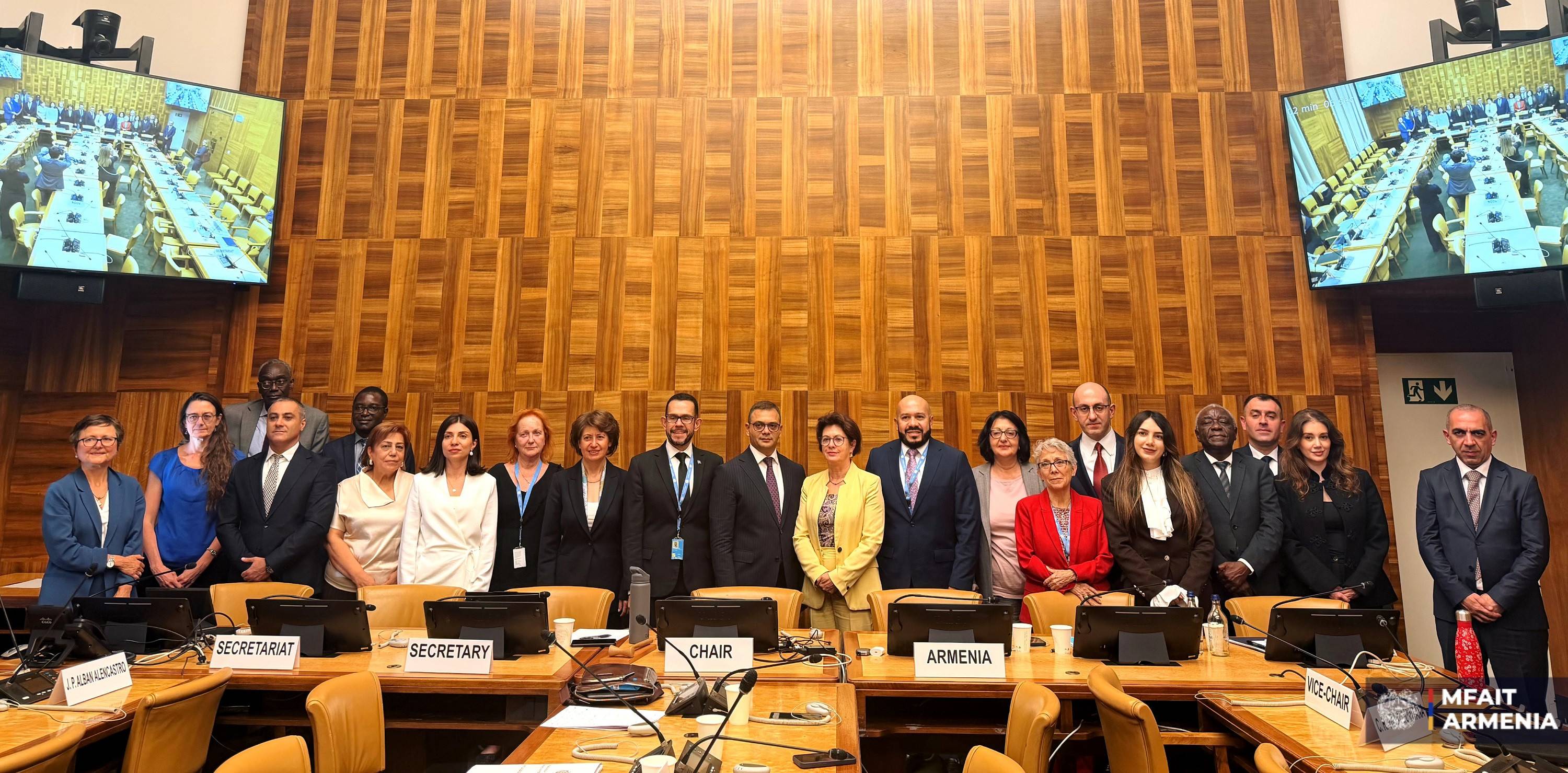 Dialogue with Armenia Held by the Committee on Enforced Disappearances, Led by the Deputy Minister of Foreign Affairs and International Trade of the Republic of Armenia